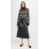 Z SUPPLY Women's Josephine Stripe Sweater, Black, M