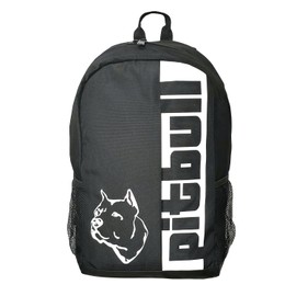 Pitbull School Backpack for Middle School Boys and Girls Univerity, 44 x 28 x 15 cm, Casual and Sporty, Waterproof, Lightweight, PC Backpack 14 Inch, Ideal for School, Travel and Sports, black