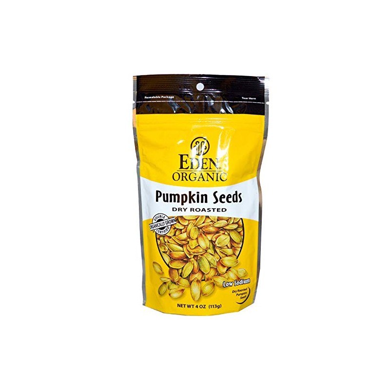 Eden Organic Pumpkin Seeds, Dry Roasted, 4 Oz