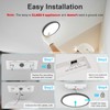 VOLISUN 12Pack 5CCT LED Flush Mount Ceiling Light, 7 inch