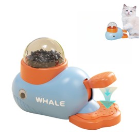 Cat Interactive Treat Dispenser Toy, Interactive Dog Puzzle Toy, Dogs Food Treat Feeding Dispenser for Healthy Eating for Small & Medium (Blue)