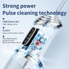 Tragbarer Zahnwasser-Flosser – wiederaufladbar und wasserdicht IPX7 Munddusche, Tiefenreinigung für