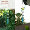 Alpine Corporation 48" Hanging Outdoor Butterfly Metal Wind Chime with
