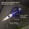 Chicago Cutlery 2-Pack Soft Grip Kitchen Scissors Shears With Bottle