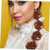 Peluca de Cabello Trenzado Decorativo con Coleta Burbuja Halloween Mujer