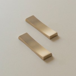 Notdam Bangjja Yugi Long Square Spoon Rest 2P / 놋담  방짜유기 긴네모 수저받침 2P