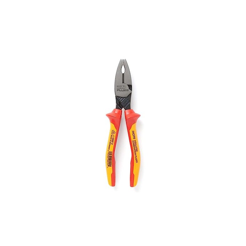 Fluke Insulated Lineman Combination Plier, 8 in, 200 mm, 1,000