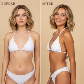 Autobronceador facial y corporal: con aloe vera orgánico y manteca de karité, loción bronceadora sin sol, bronceado claro, medio u oscuro, autobroncea