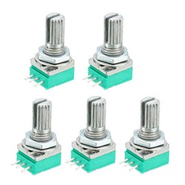 sourcing map RK097N 50K Ohm Variable Resistors Single Rotary Potentiometer Pack of 5