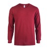 Men's Classic Fit Heavy Weight Waffle Thermal Shirt (M, Burg)