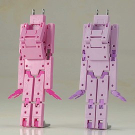 Frame Arms Girl Juuden-Kun, MATERIA WHITE & MATERIA BLACK Version, Total Height 7.1 inches (180 mm), Non Scale Plastic Model