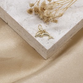 Carissima Gold Women's 9 ct Yellow Gold Dolphin Charm Pendant