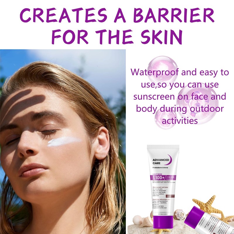 2pcs Spf 100 Sunscreen - Sun Cream Spf 100 -