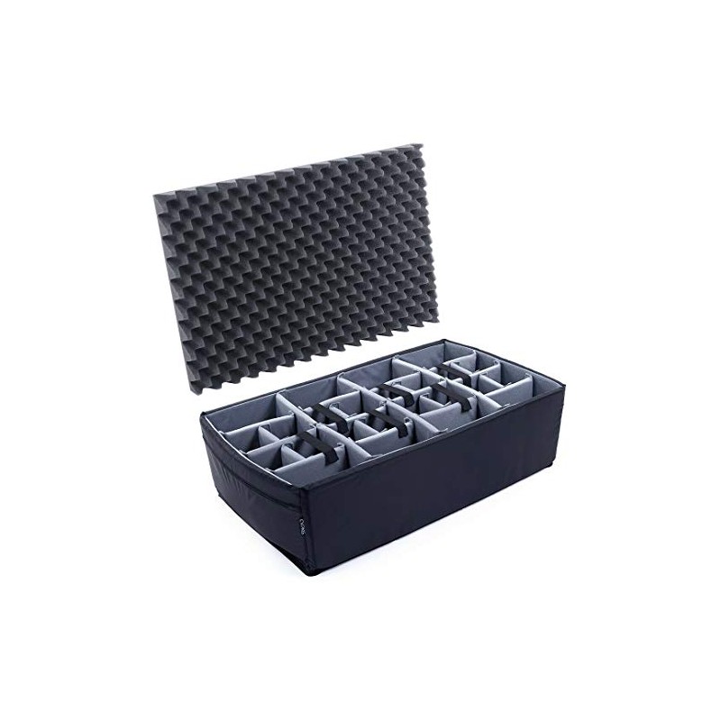 Grey CVPKG Padded dividers for The Pelican iM2950 case. (with