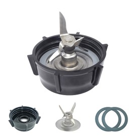 BRAVER LEMON Blender Replacement Parts,for Oster Blender Replacement Parts Blender Ice Blade with Jar Base Cap and Two Rubber O Ring Seal Gasket Accessory Refresh Kit