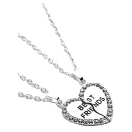 Collar De Corazon Dividido En 2 Collares Para Formar A Los Mejores Amigos Best Friends Mejores Amigos Por Siempre Fiestas Bodas Cumpleaños Navidad Dia De Reyes San Valentin