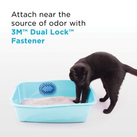 Remodeez Litter Box Deodorizer and Cat Odor Trapper, Made From Natural Renewable Coconut Shell Charcoal, Natural Air Fresheners, Odor Absorber - 2PACK