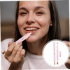 MERRYHAPY Portable Lip Brush Retractable Design Double-ended Lipstick Lip Gloss