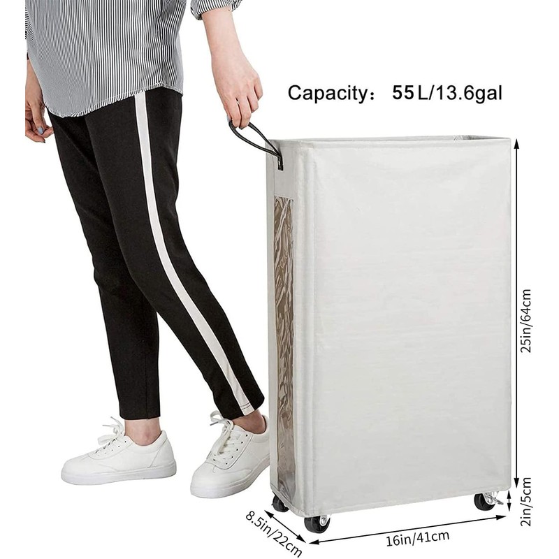 ZERO JET LAG 25 Inches Slim Laundry Storage Hamper -