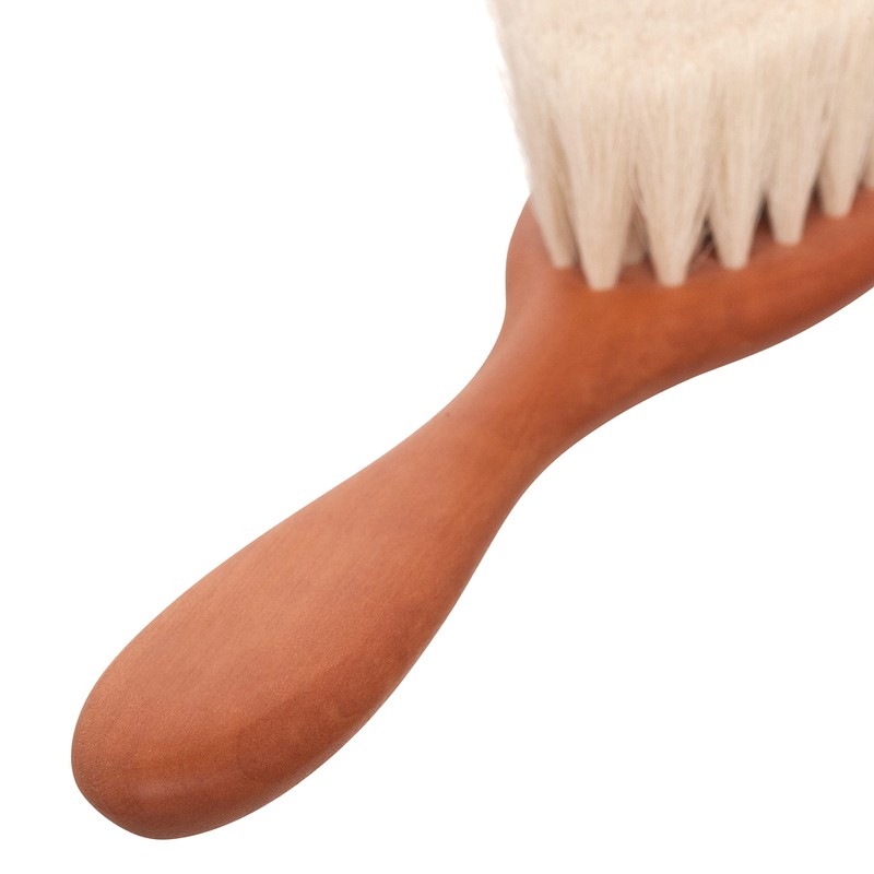 Wooden Baby Hair Brush, Goat Hair