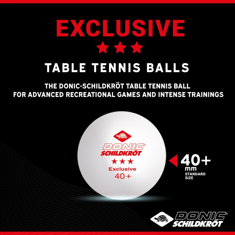 Donic Schildkröt Unisex Child 3-Star Avantgarde Table Tennis Balls 3