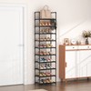 LANTEFUL 10 Tiers Tall Shoe Rack 20-25 Pairs Boots Organizer