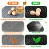 4PCS Chicken Nesting Pad Washable Nesting Box Pad Reusable Bedding
