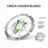 LitOrange 110 mm Diamond Crack Chaser Blades for Routing and