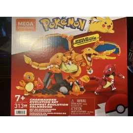 Mega Construx Charmander Evolution Set, Charmeleon, Charizard, BRAND NEW Sealed!