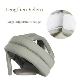 Elderly Protective Helmet Head Protection Headguard Anti-Fall Cap Breathable Sponge Head Cushion Bumper Bonnet for Elder Heads Protection from Bumps & Bruises with Ear Protectors