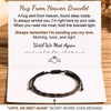 PENGION Morse Code Bracelets With Stainless Steel Card for Women
