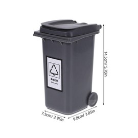 Ciieeo Truck Trash Can Toy, Vehicles Garbage Can Kids Classification Garbage Can Toy Trucks Trash Can Mini Curbside Vehicle Garbage Bin for Table