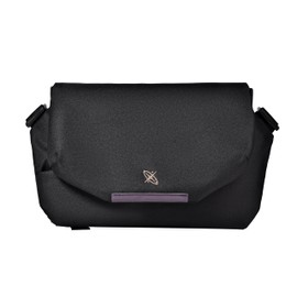 FSDWG Men's Shoulder Bag, Crossbody Messenger Bag, Waterproof, 2-Way for Work or School, Travel, Outdoor Activities, Black2