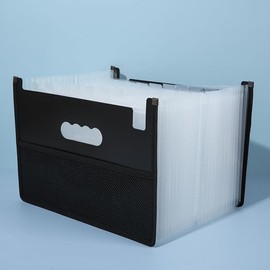 Organizador de archivos de acordeón Nvzi-b, 25 bolsillos, carpeta expandible de archivos, organizador de recibos de impuestos de facturas de papel... 