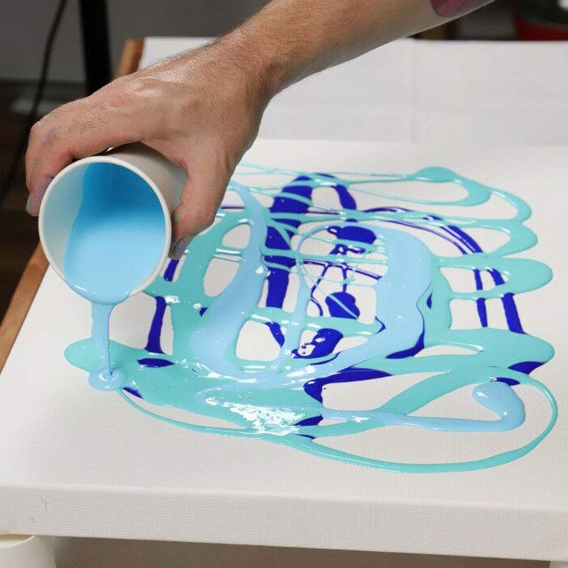 Mont Marte 4-Piece Acrylic Paint Pouring Set (4 x 120