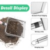 4 Pieces Gardening Soil Sifter - Garden Sand Soil Compost