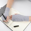 Cashmere Fingerless Gloves, Winter Warm Gloves Grey Fingerless Gloves Women