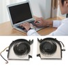 Laptop Cooling Fan 4pin Power DC5V Metal Shell ABS Light