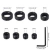 Luabue 8Pcs Drill Bit Depth Stop Collar Ring Positioner Locator