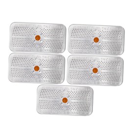 iplusmile 5pcs Indicating Silica Moisture Absorbers for Safes Cameras Wardrobes Reusable Packs Dark Indicator Silica Gel Moisture Absorber Sachets