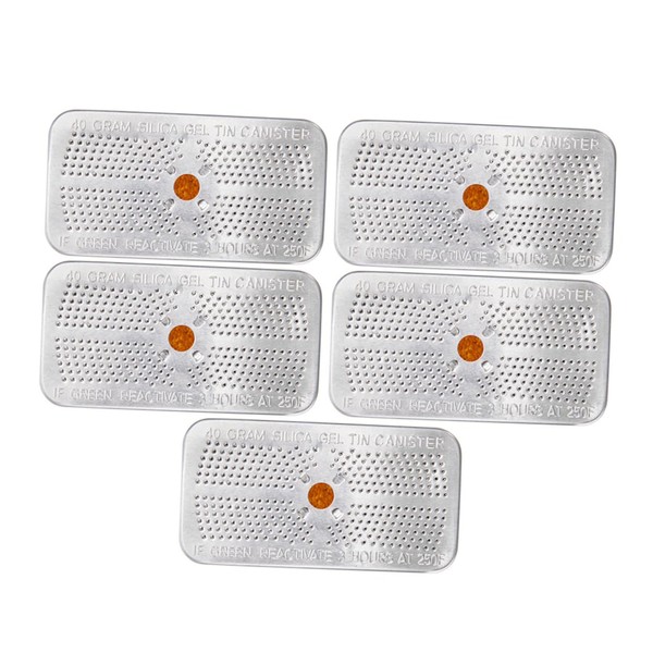 iplusmile 5pcs Indicating Silica Moisture Absorbers for Safes Cameras Wardrobes