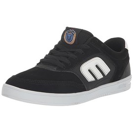 Etnies Men's The Aurelien Low Top Skate Shoe, Black/White, 13
