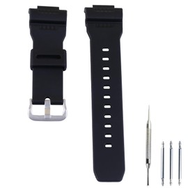 Czjiaqh Men's Resin watch Band Buckle compatible with Casio g-shock GW-7900 GW-7900B G-7900 0771 10330771 Sports Waterproof rubber Watch strap Wristband Bracelet Accessories (Black)