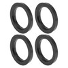 INFINAUTO 78.1mm to 56.1mm Car Wheel Hub Centric Rings Black