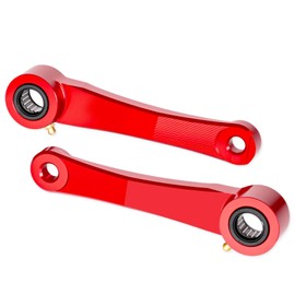 3D CNC Rear Suspension Lowering Link Accessories Compatible with CRF450RL CRF450L 19-22 CRF250R CRF250RX 18-22 CRF450R CRF450RX 17-22 Dirt Bike Rear Drop Links (Red)