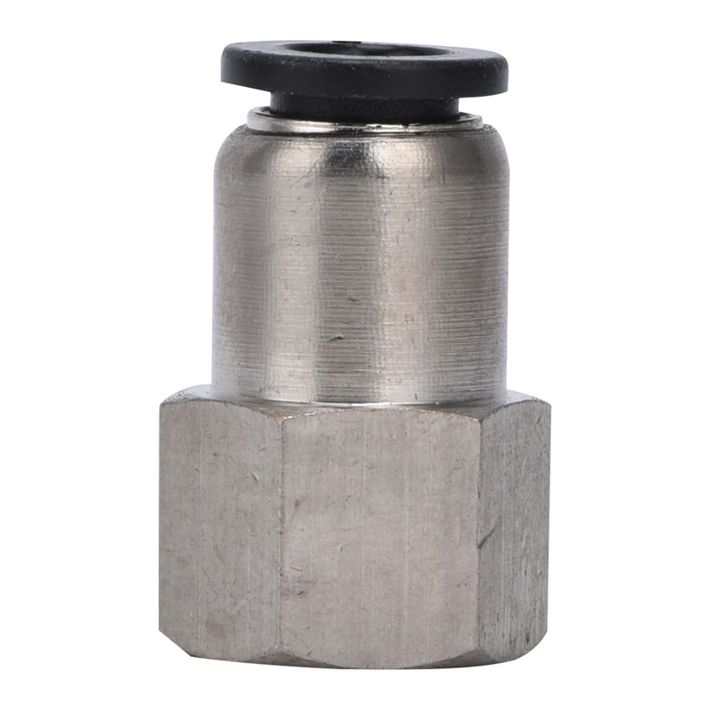 Female Straight Pneumatic Connecter Straight Pneumatic Quick Fitting Air Line