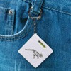 Azeeda 'Roaring Dinosaur' Keyring Tape Measure/Spirit Level Tool (KM00013825)