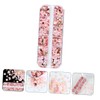 Healeved Nail Sequins for Manicure Compartment Box Butterfly Heart Designs