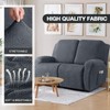 Timeles Extra Wide Recliner Loveseat Cover Oversized Reclining Couch Covers