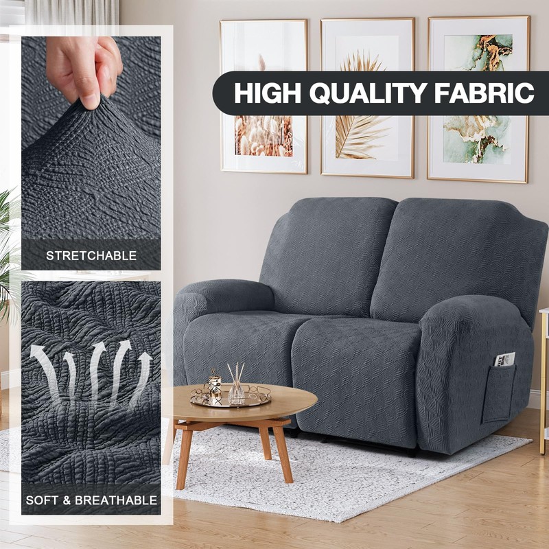 Timeles Extra Wide Recliner Loveseat Cover Oversized Reclining Couch Covers